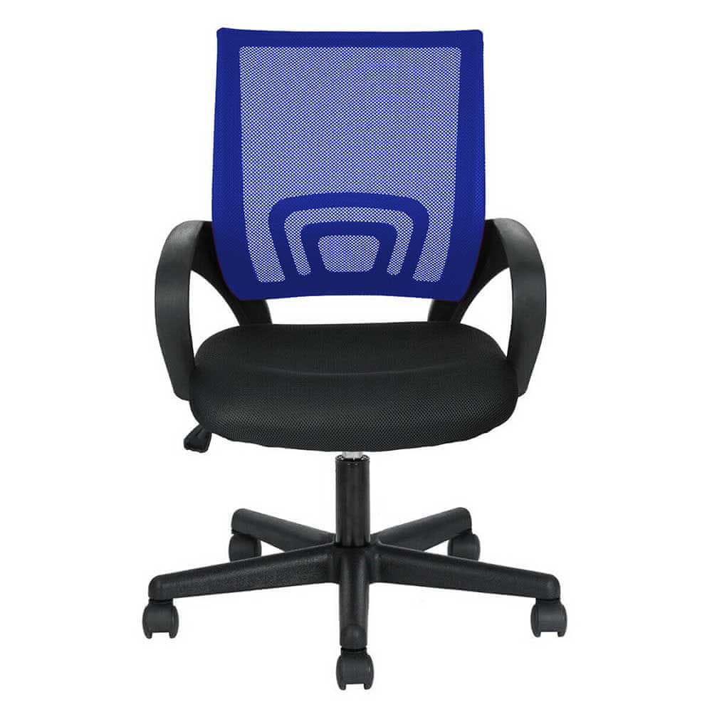 Timeless Tools Kancelárska otočná stolička s podrúčkami v rôznych farbách- modrá